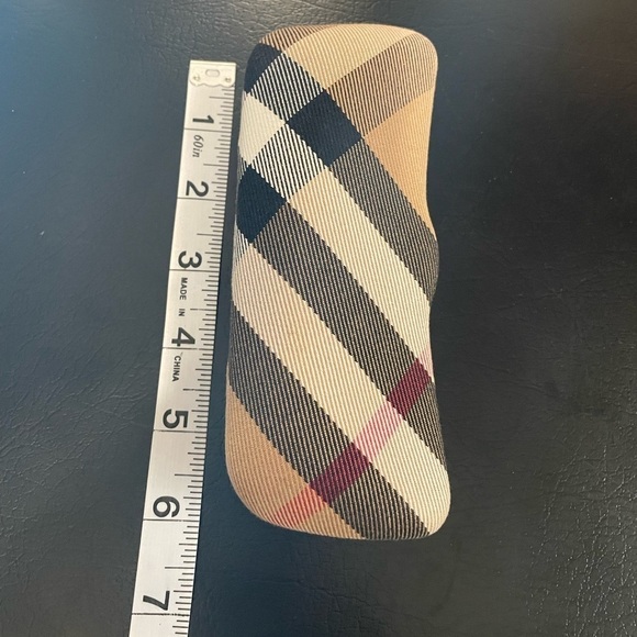 Authentic Burberry Sunglasses eyeglasses Plaid Hard Case accessories - Picture 7 of 8